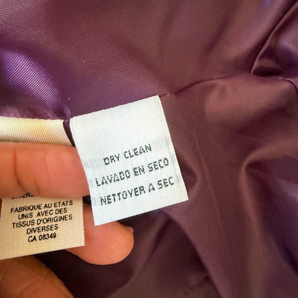 VTG Dior Luxurious Purple Wool Jacket - Picture 11 of 14